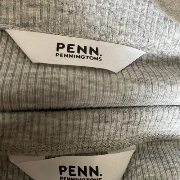 Penningtons Light Gray Ribbed Knit Set - Picture 3 of 4